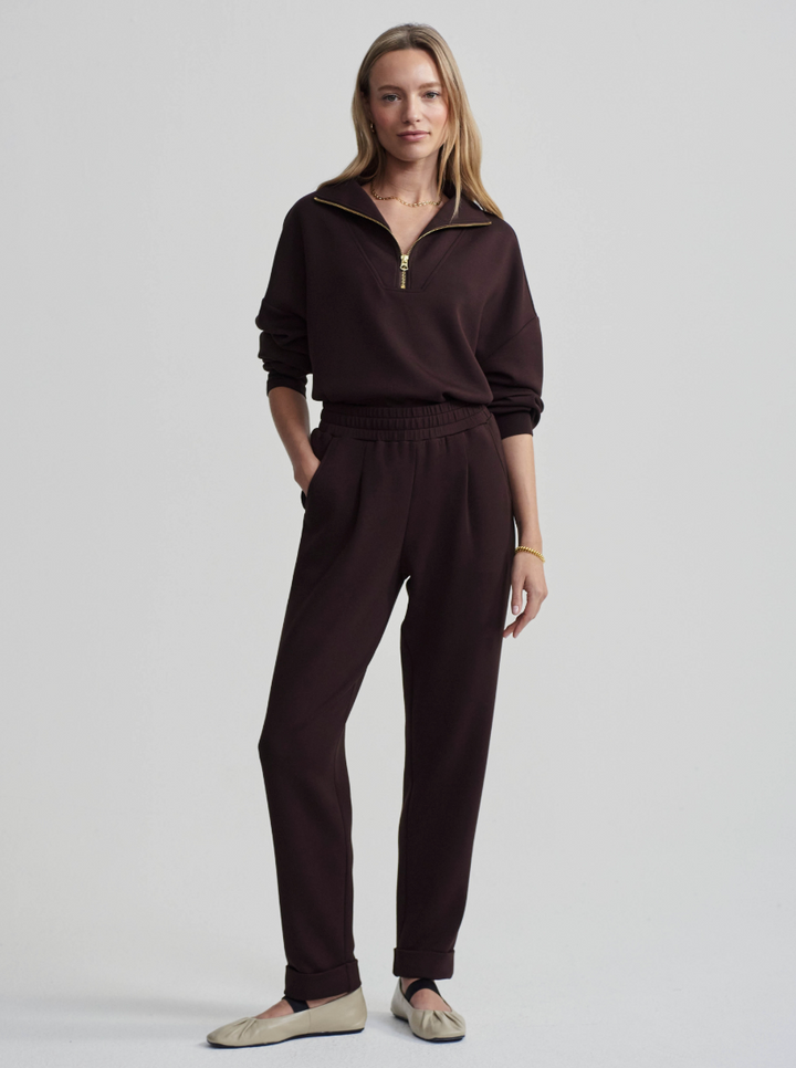 VARLEY | The Rolled Cuff Pant 25" -Coffee Bean