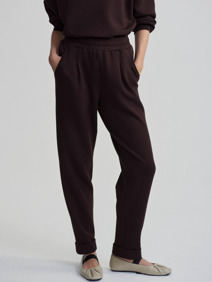 VARLEY | The Rolled Cuff Pant 25" -Coffee Bean