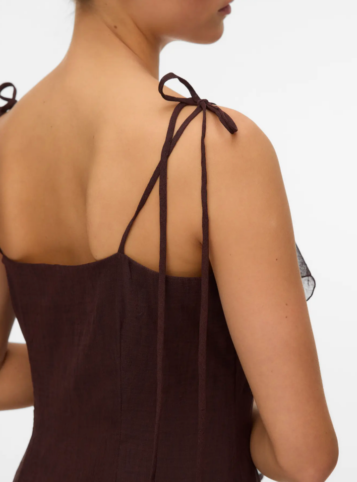 Vero Moda | Sabrina Chocolate Brown Scarf Midi