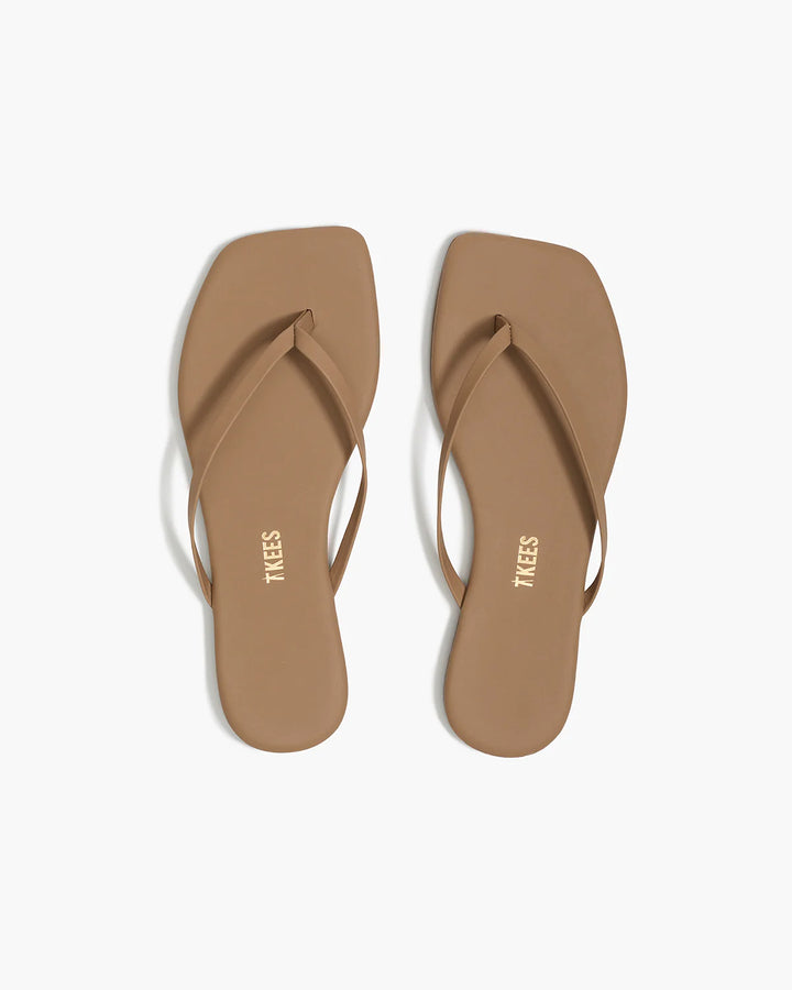 Tkees | Square Toe Lily Flip Flop - Cocobutter