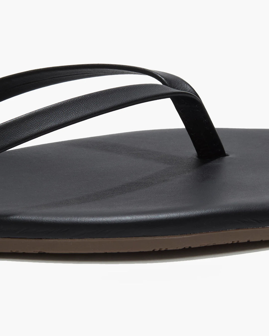 Tkees | Square Toe Lily Flip Flop - Black