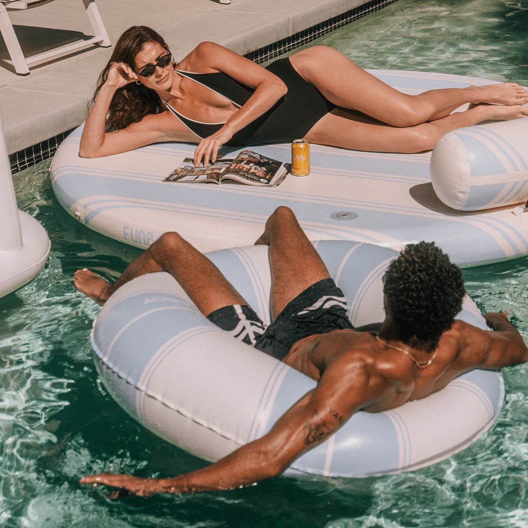 Fun Boy | Vintage Tube Float - Light Blue