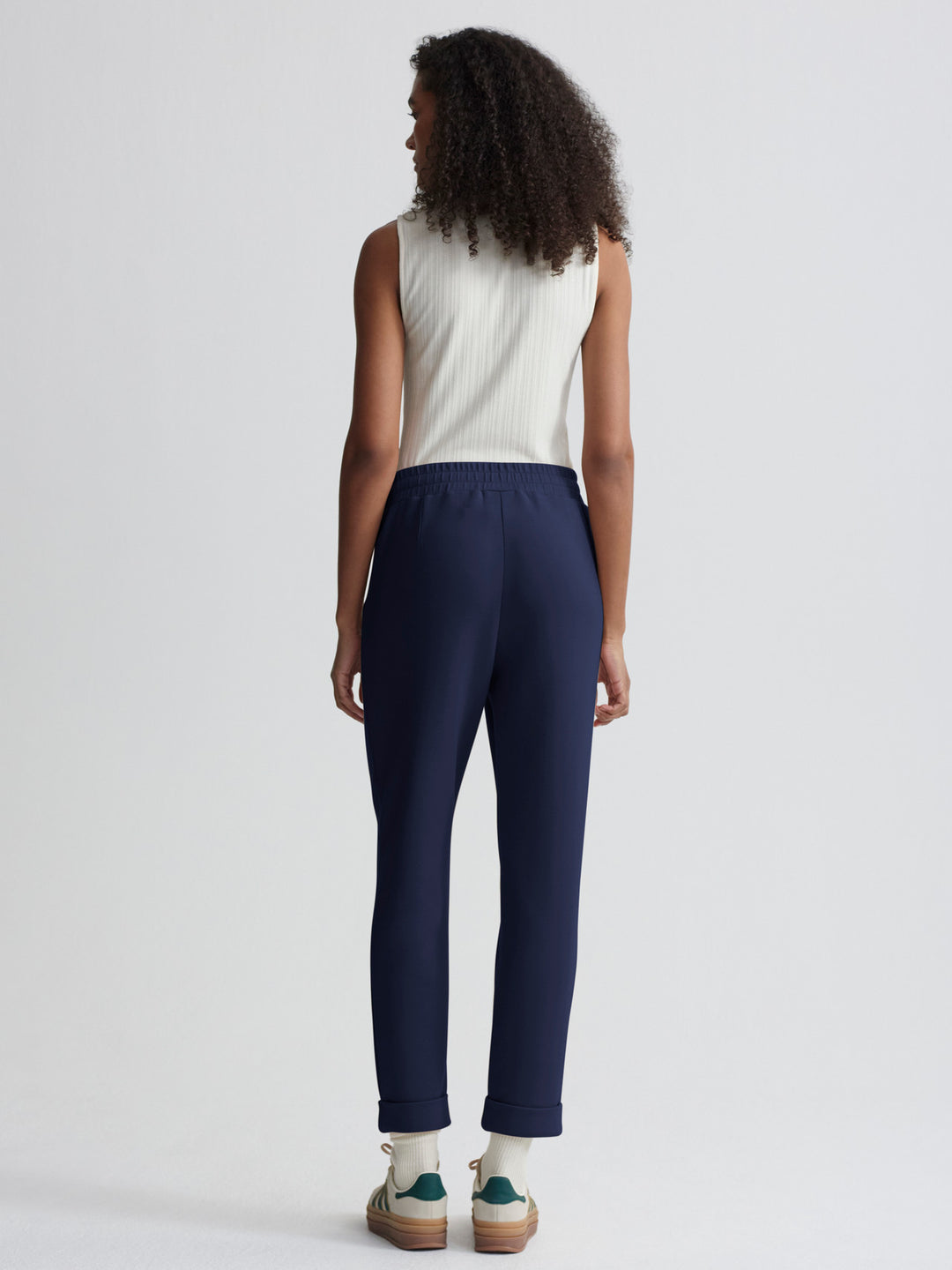 VARLEY | The Rolled Cuff Pant 25" - Navy