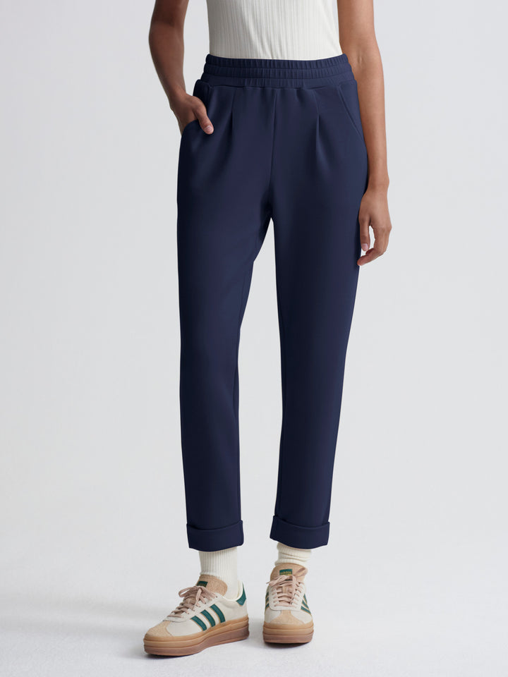 VARLEY | The Rolled Cuff Pant 25" - Navy