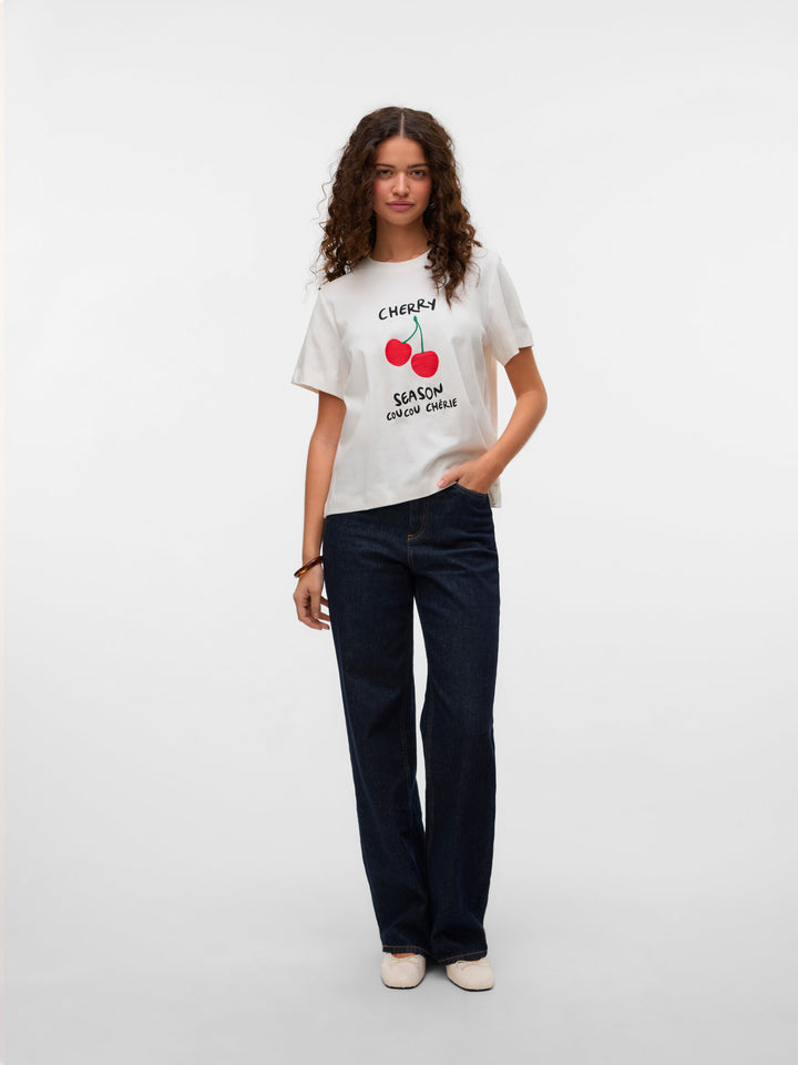 Vero Moda | Mette Boxy Tee - Cherry