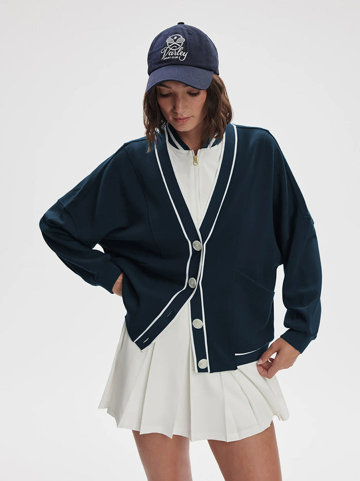 Varley | Decker Off-Court Cardigan - Navy