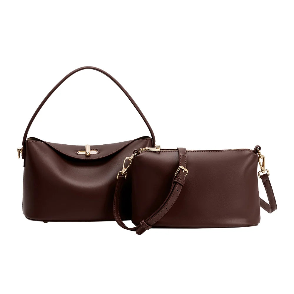 Lana Hand Bag - Chocolate