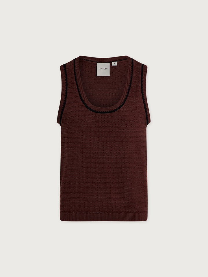 VARLEY | Gideon Knit Tank - Ironwood