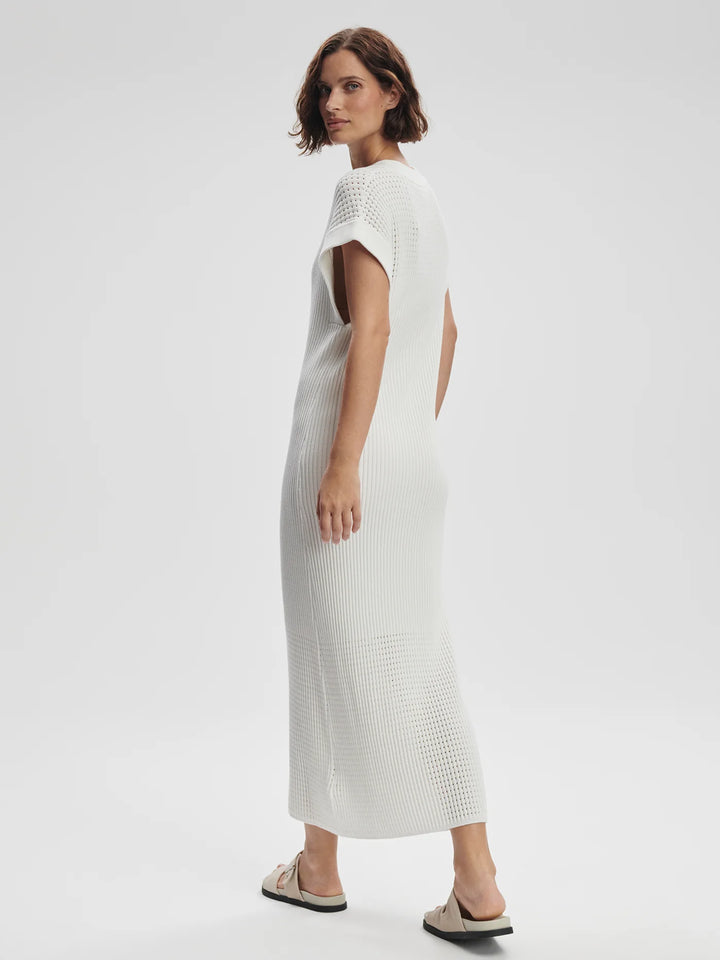 Varley | Cheston Relaxed Knit Dress - Snow White