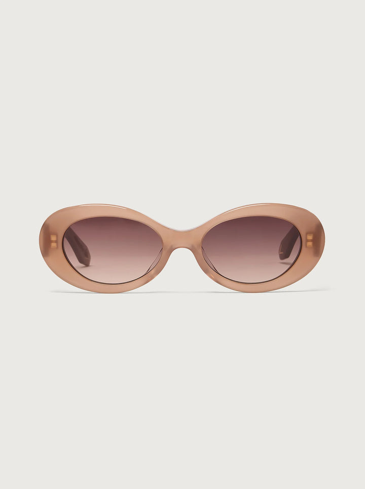 VARLEY | Bethnall Oval Sunglasses - Cocoa Taupe