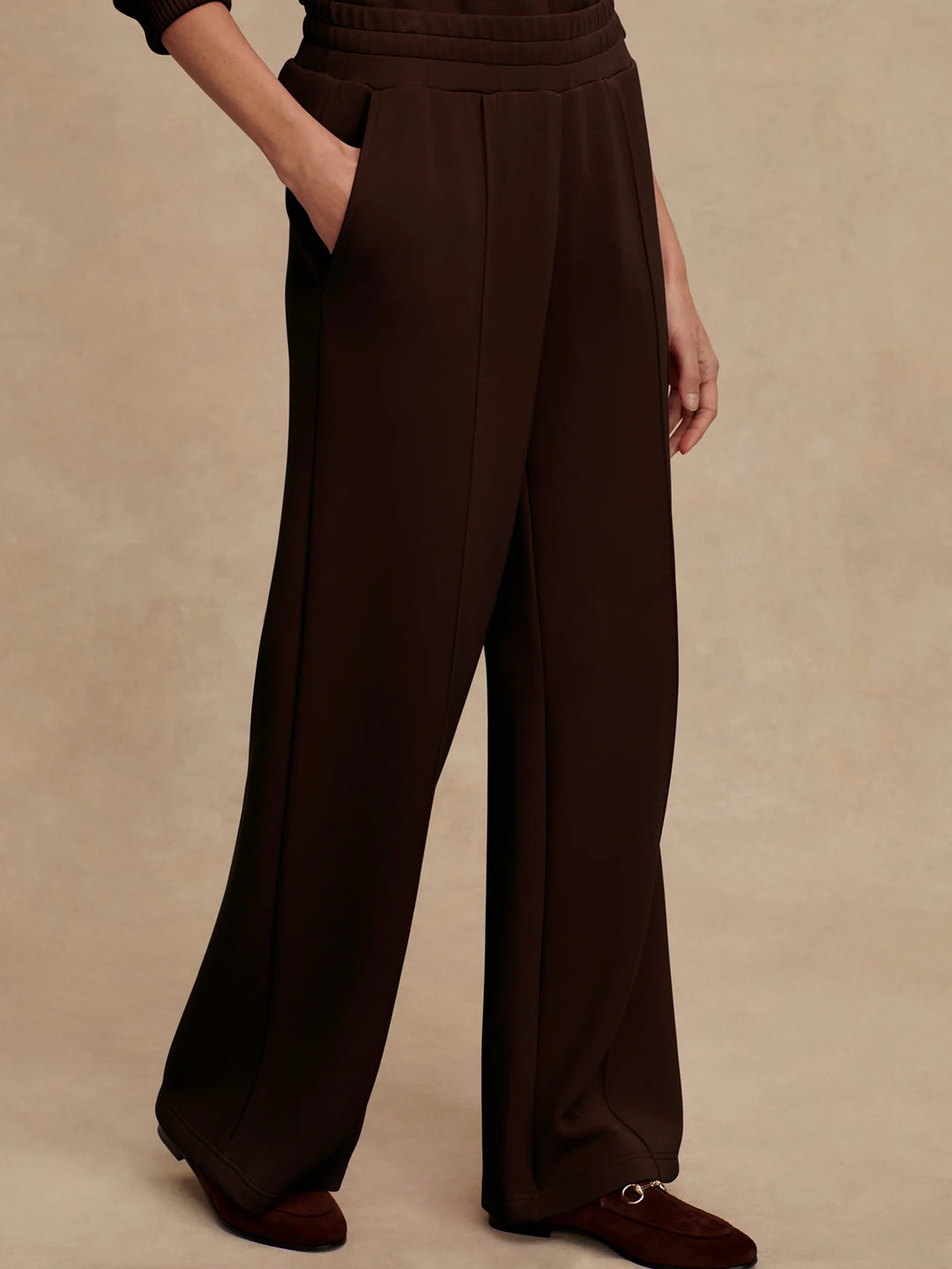 Varley | Wide Leg Pant 28" - Coffee Bean