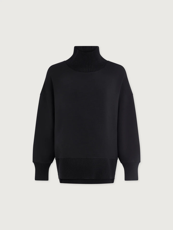 VARLEY | Barker High-Neck Sweater - Black