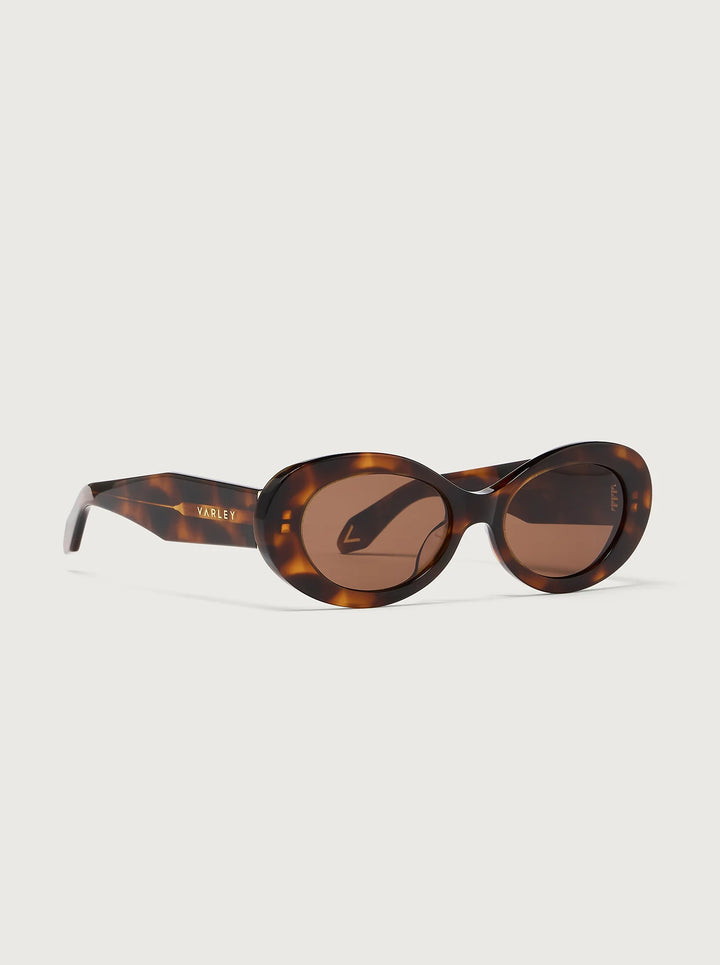 VARLEY | Bethnall Oval Sunglasses - Tortoise