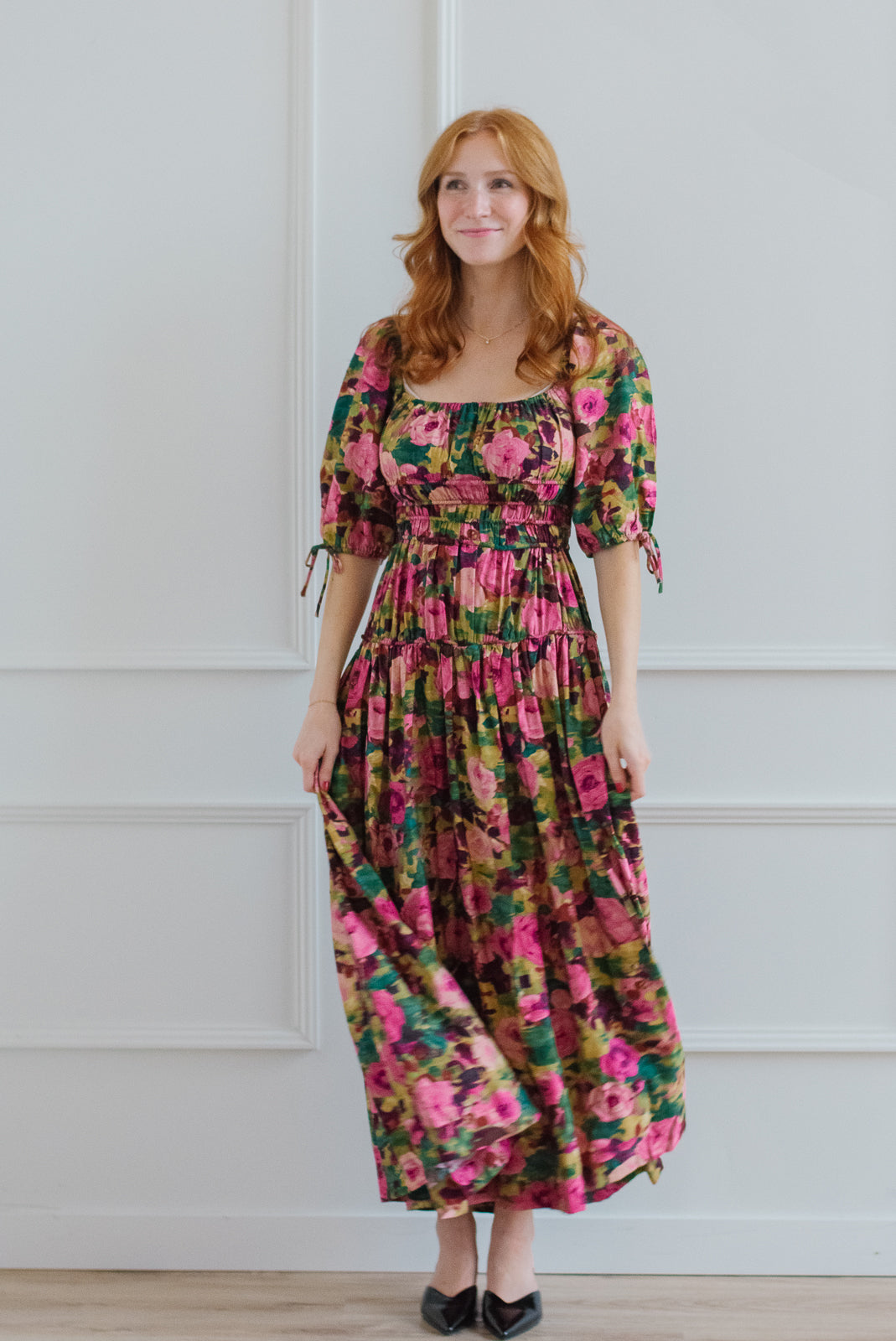 Monet Floral Midi