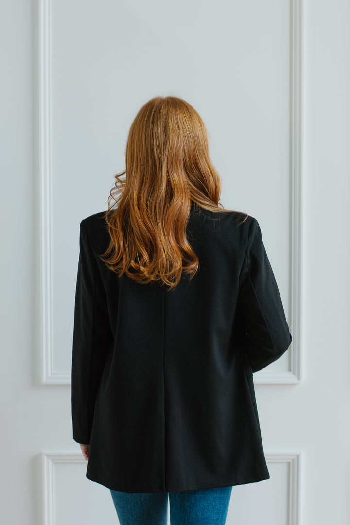 ICHI | Lexi Black Oversized Blazer