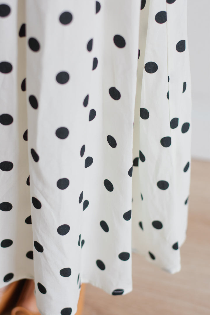 Polka Dot Midi Dress