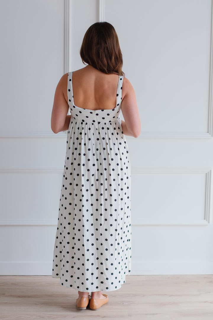 Polka Dot Midi Dress