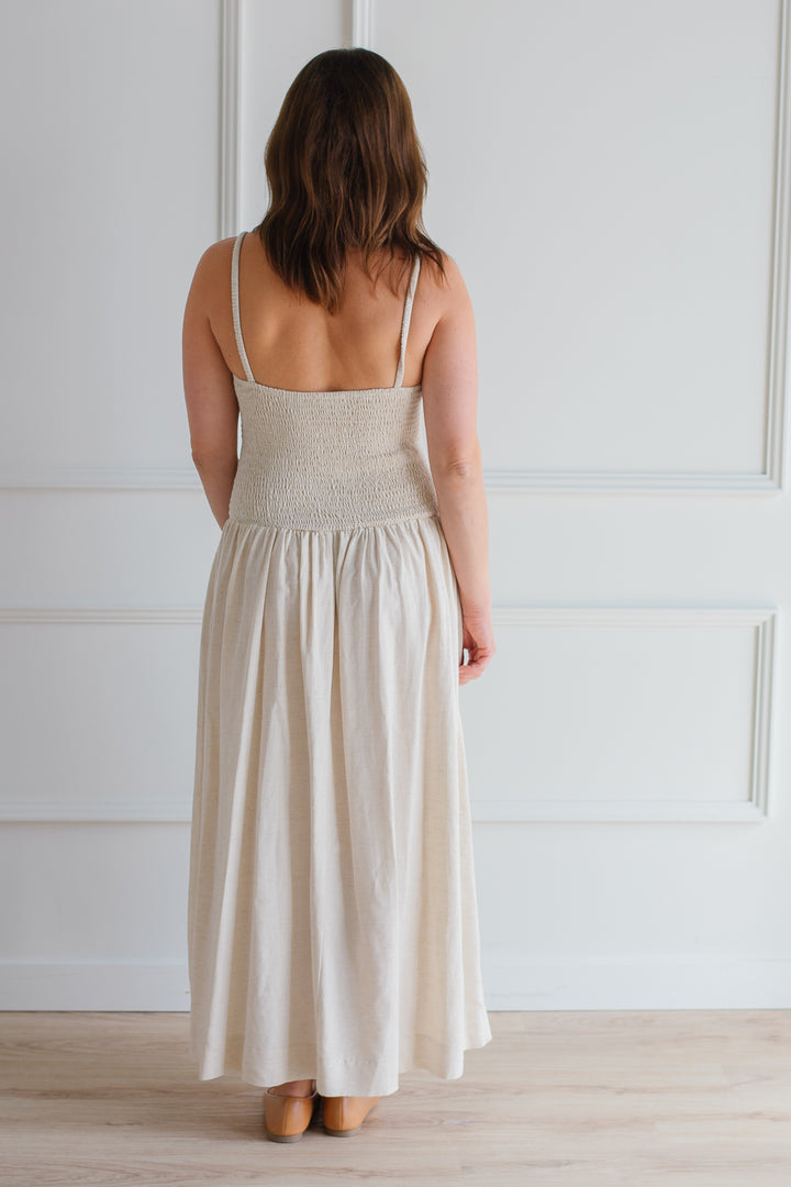 The Marcella Dress - Natural