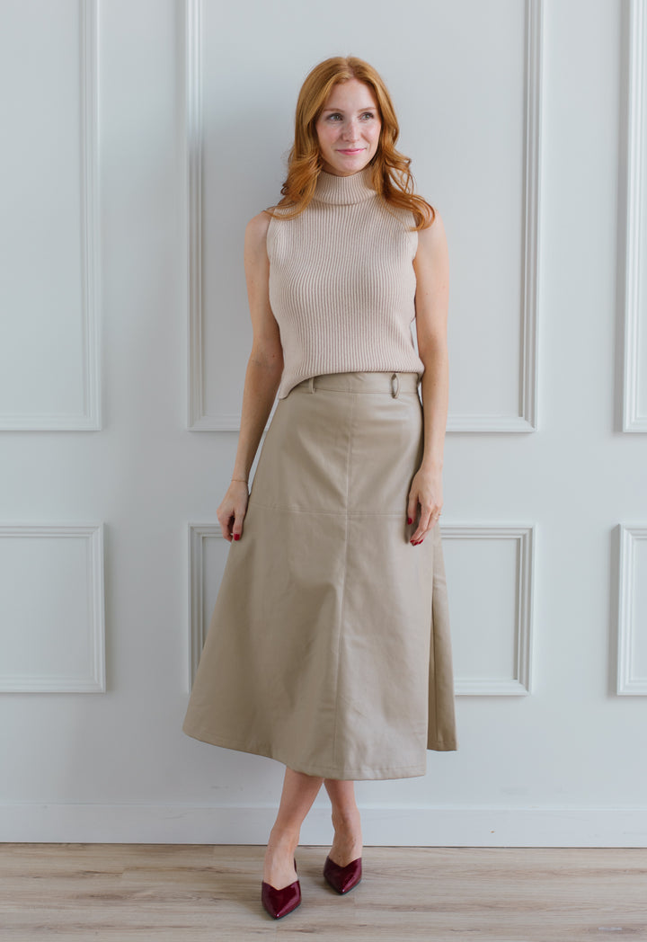 MAD Collection | Leather Flare Skirt XS-XXL