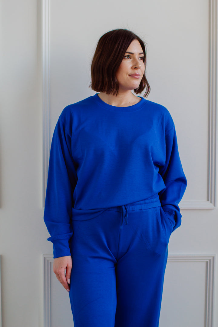 Jet Setter Cobalt Lounge Top