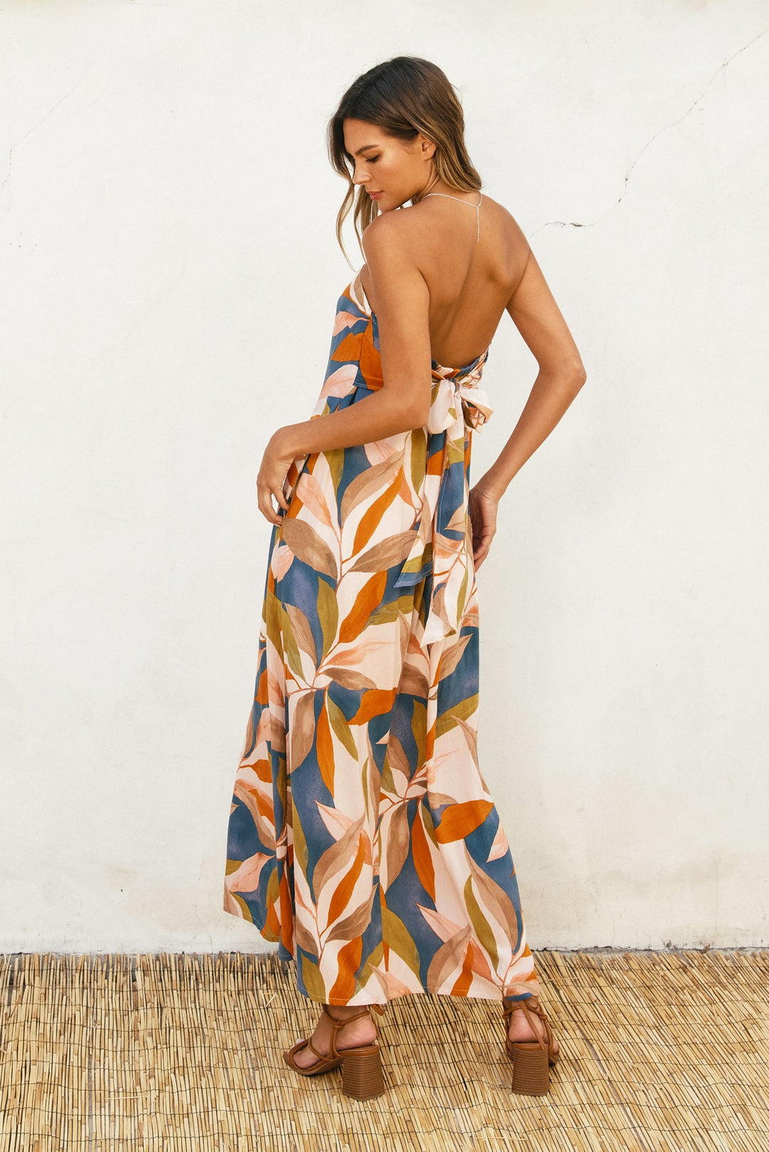 Destinations Floral Strapless Maxi