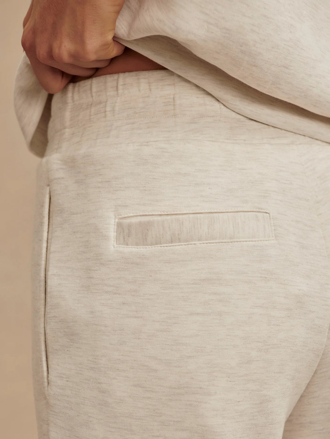 VARLEY | The Slim Cuff Pant 27.5" - Ivory Marl
