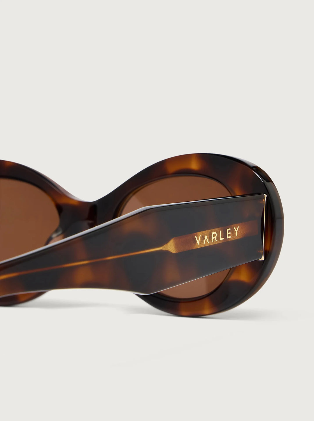 VARLEY | Bethnall Oval Sunglasses - Tortoise