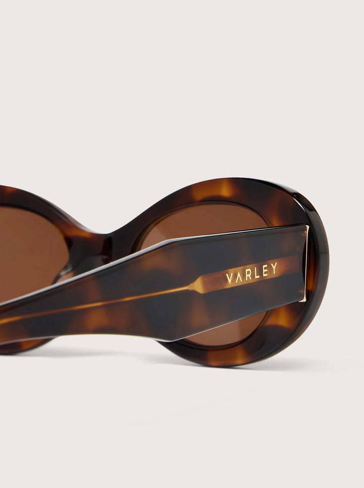 VARLEY | Bethnall Oval Sunglasses - Tortoise