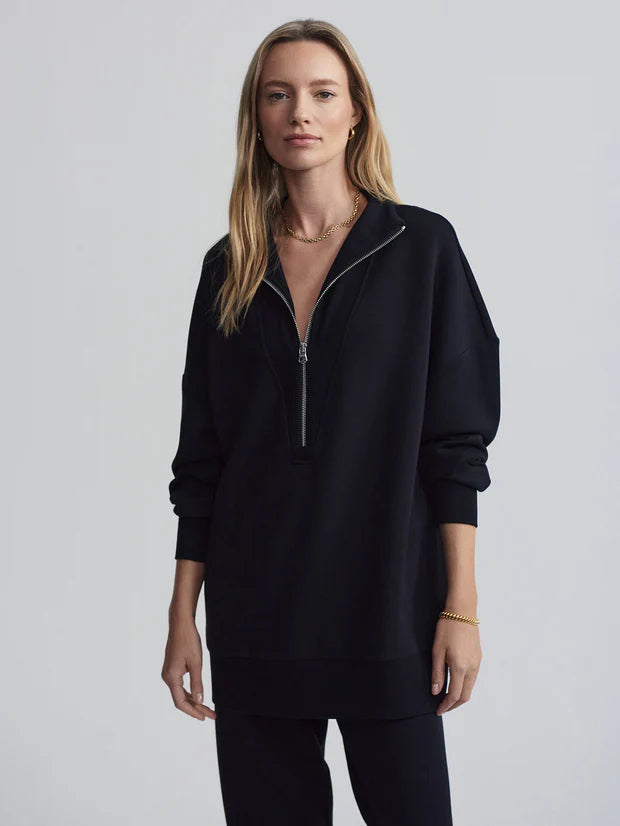 Varley | Masie Longline Sweat - Black