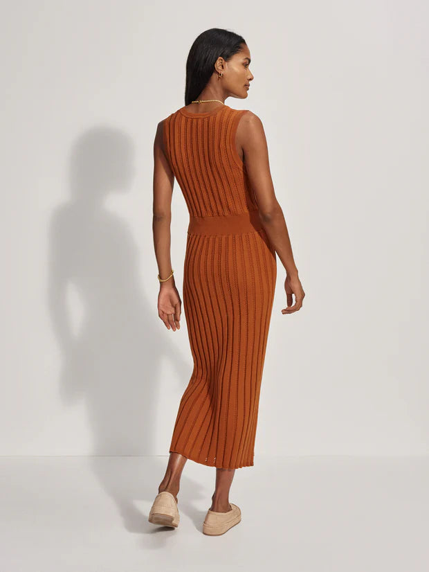 VARLEY | Florian Knit Dress - Almond