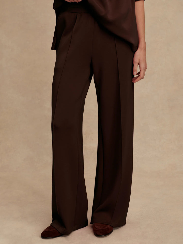 Varley | Wide Leg Pant 28" - Coffee Bean