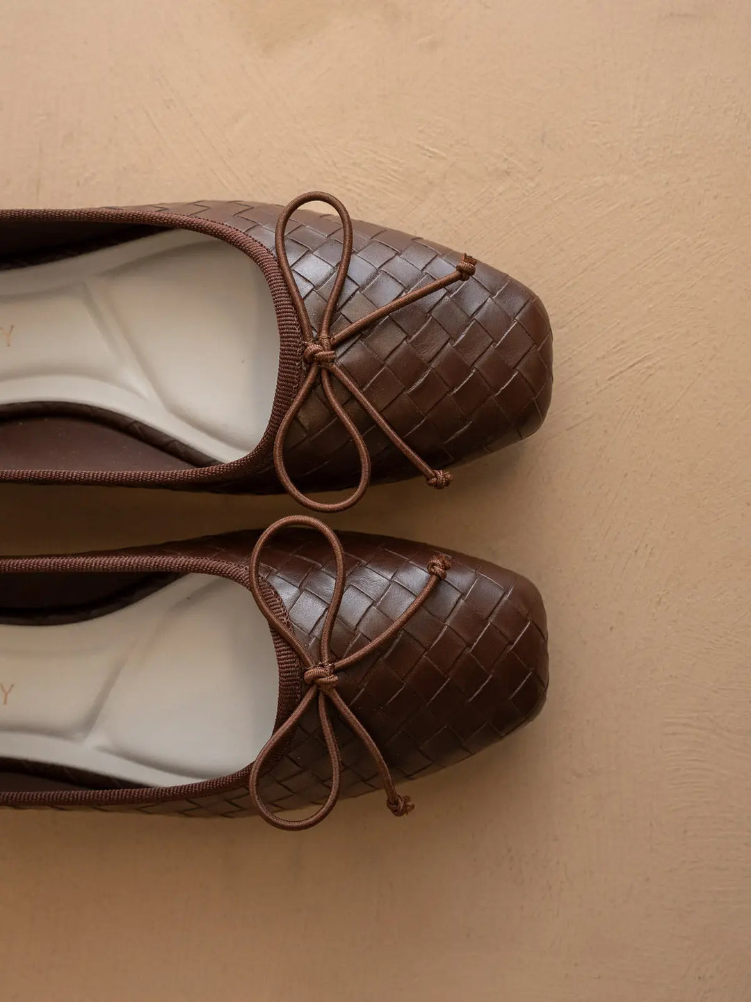 Logan Woven Ballet Flat - Mahogany