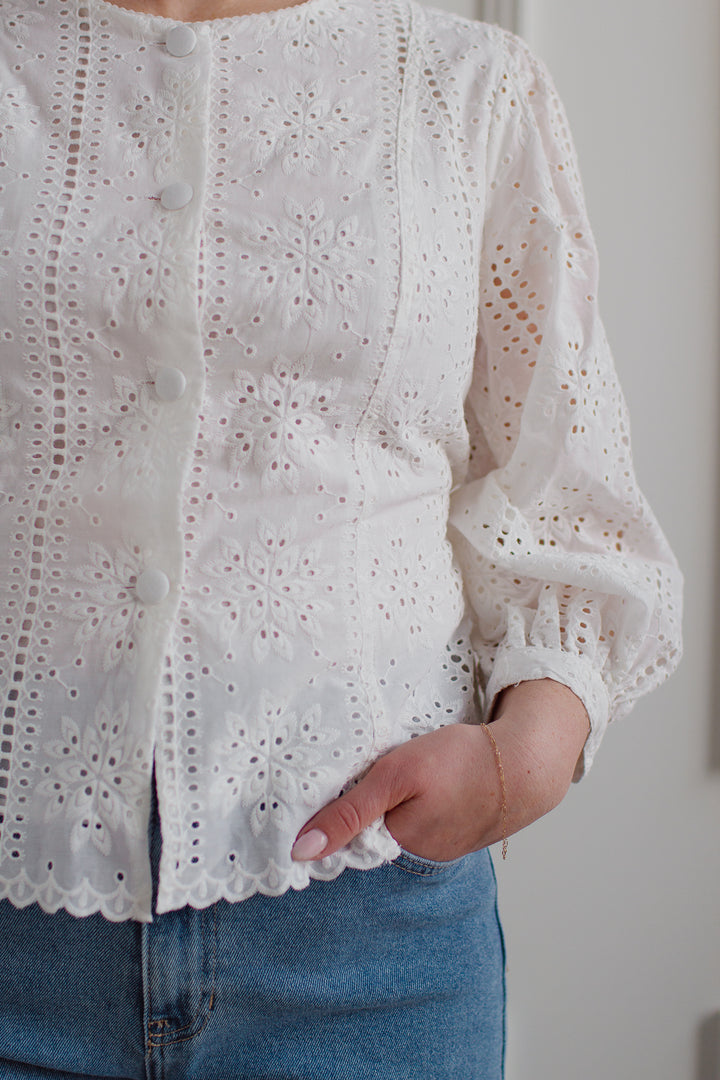 Aspen Eyelet Blouse