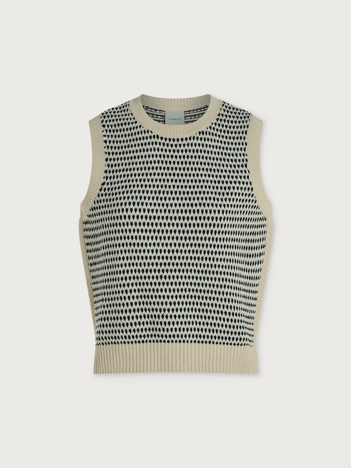 Varley | Knowles Textured Knit Vest - Birch