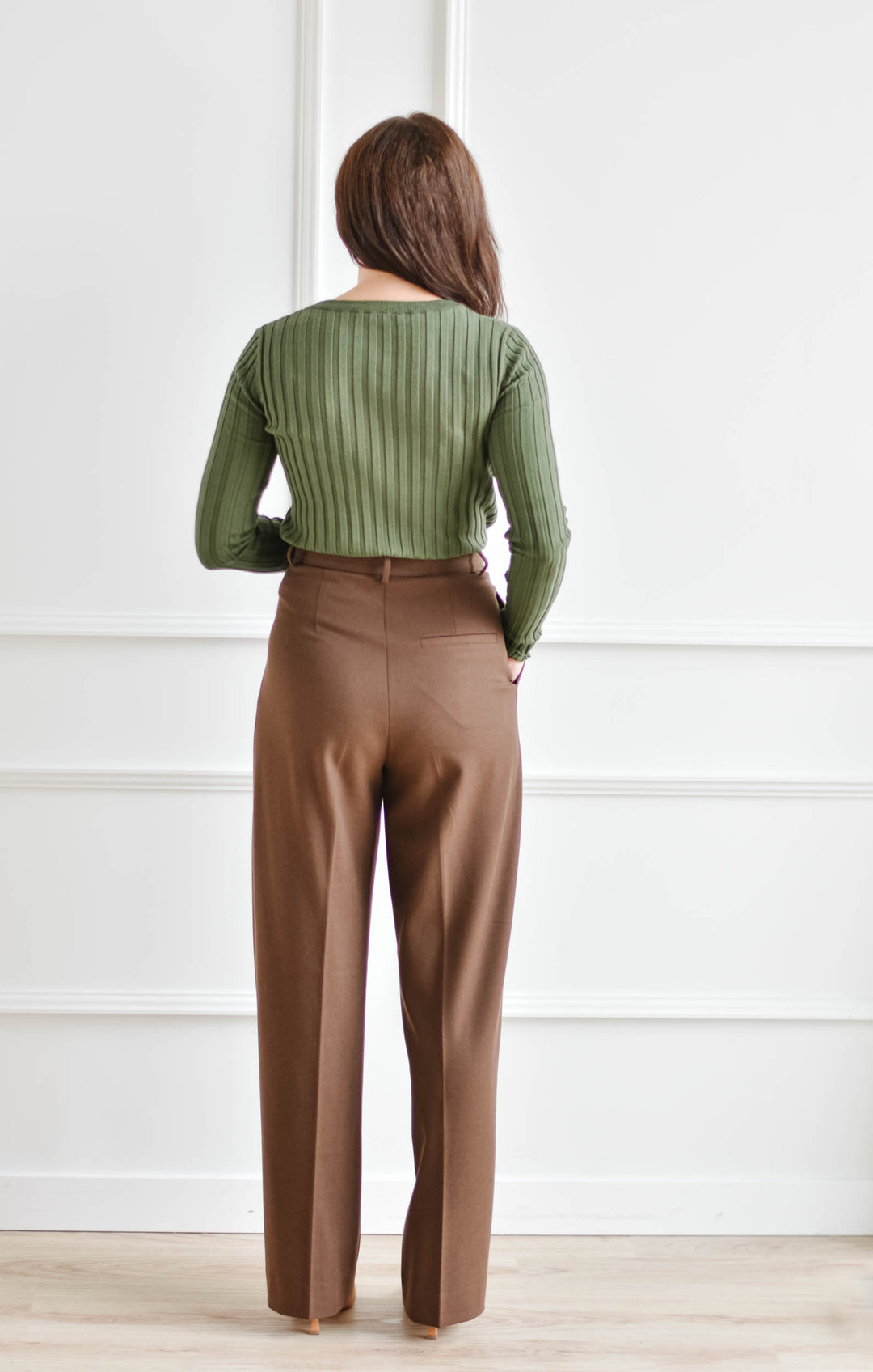 Leith Chocolate Brown Trouser