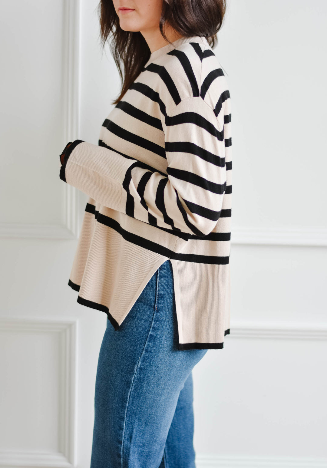 Striped Cashmere Knit