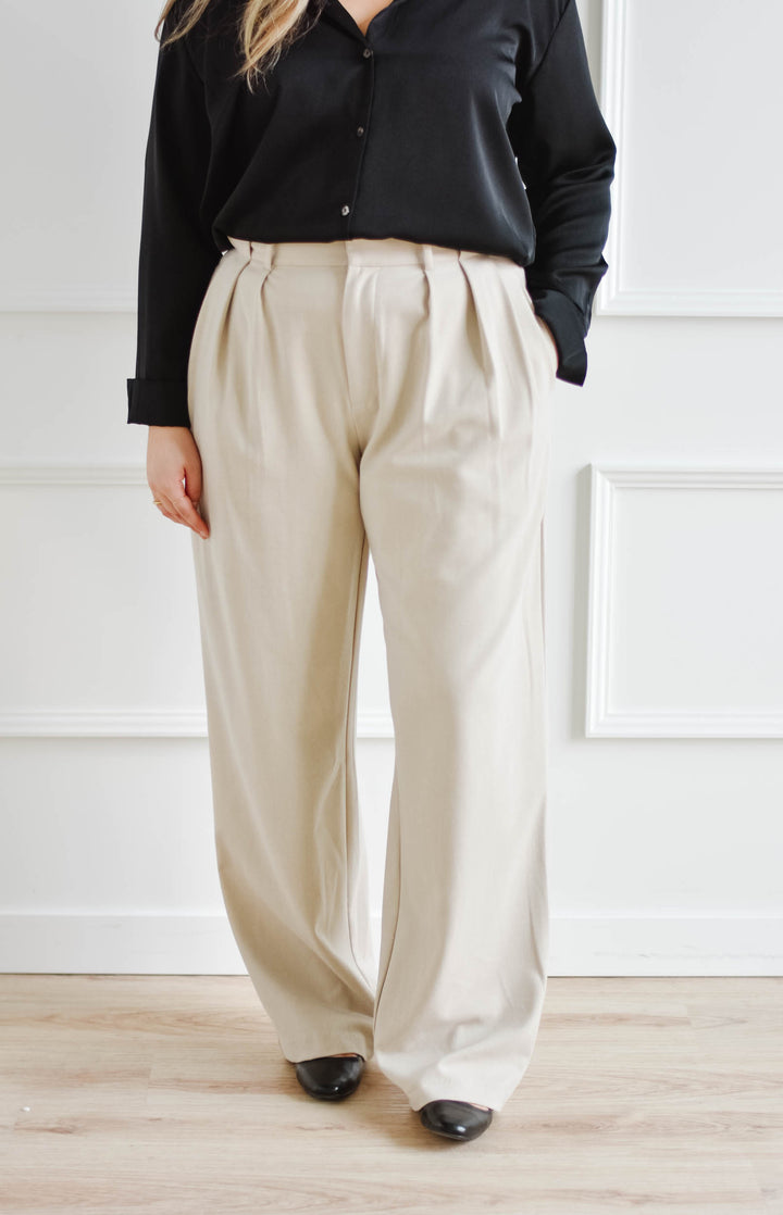 Taupe Teddy Trouser