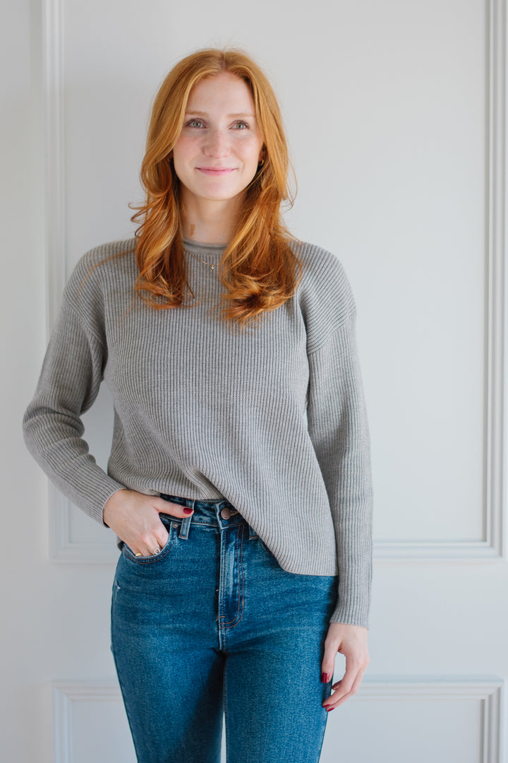 The Sutton Sweater - Grey