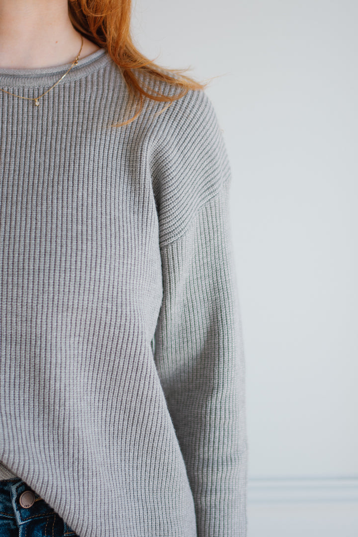 The Sutton Sweater - Grey