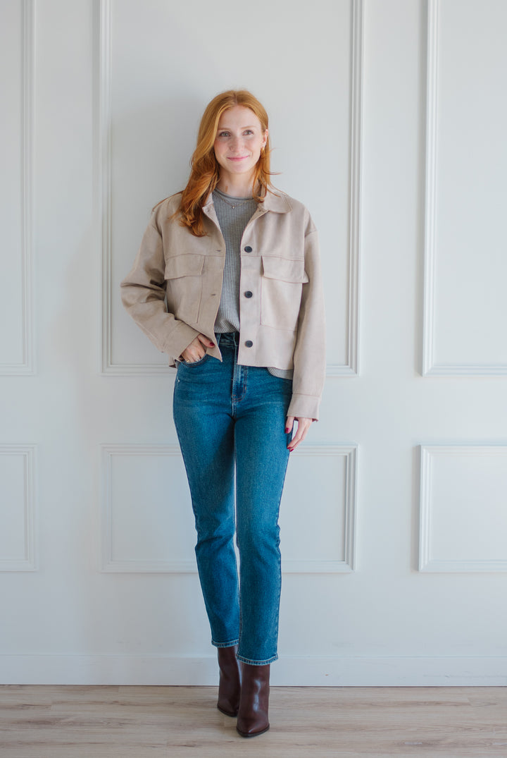 Fawn Suede Jacket