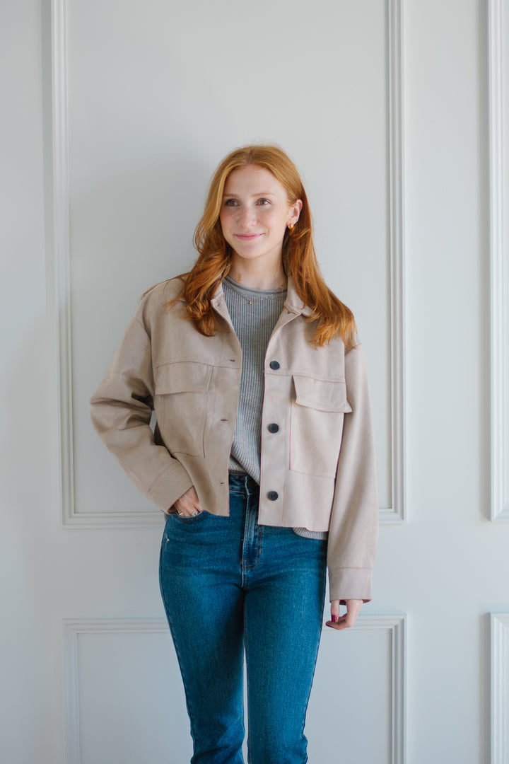 Fawn Suede Jacket