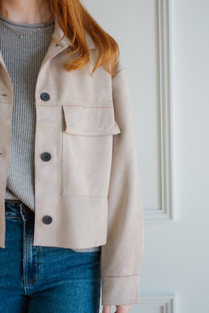 Fawn Suede Jacket