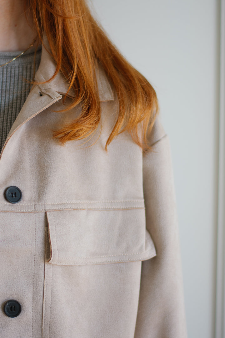 Fawn Suede Jacket