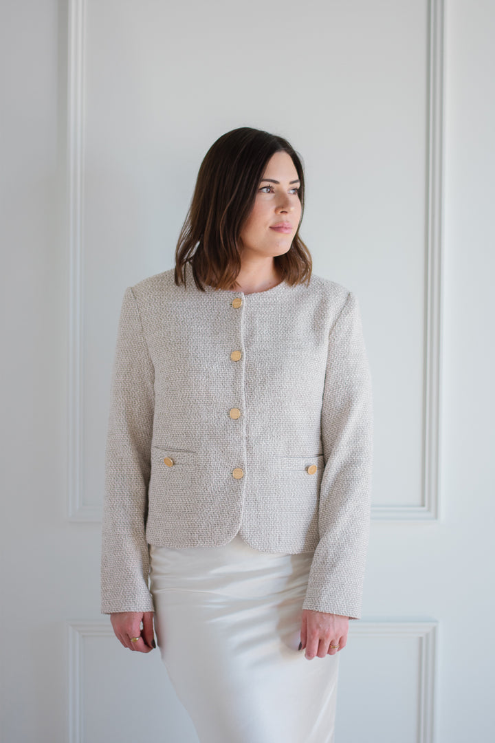 Elle Tweed Blazer