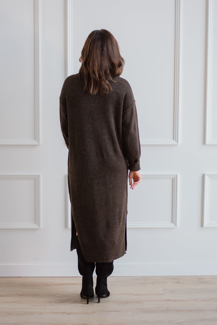 Vero Moda | Jupiter Sweater Dress - Chocolate