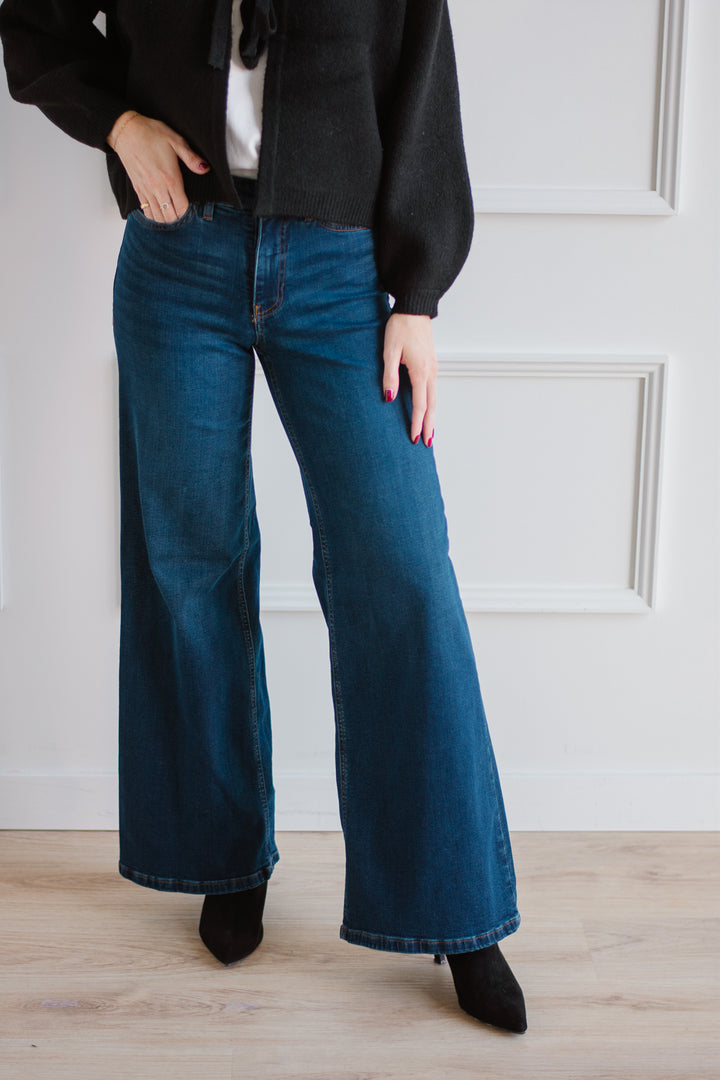 ICHI | Twiggy Wide Leg Denim