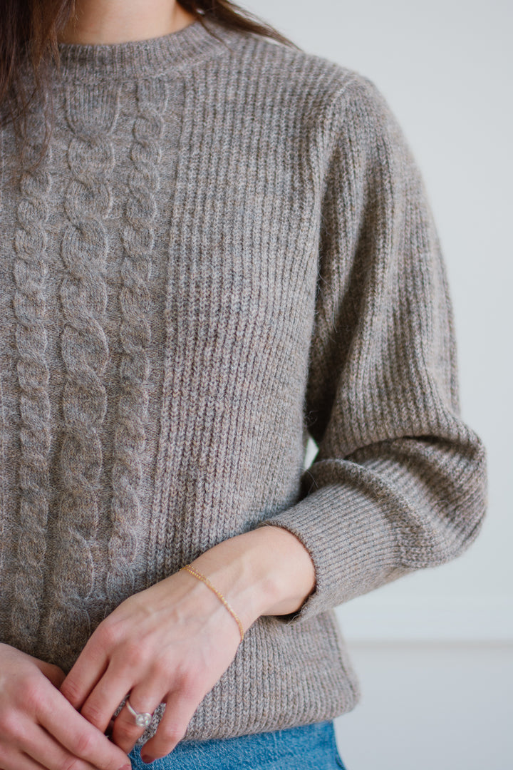 ICHI | Kamara Knit Crew - Fungi