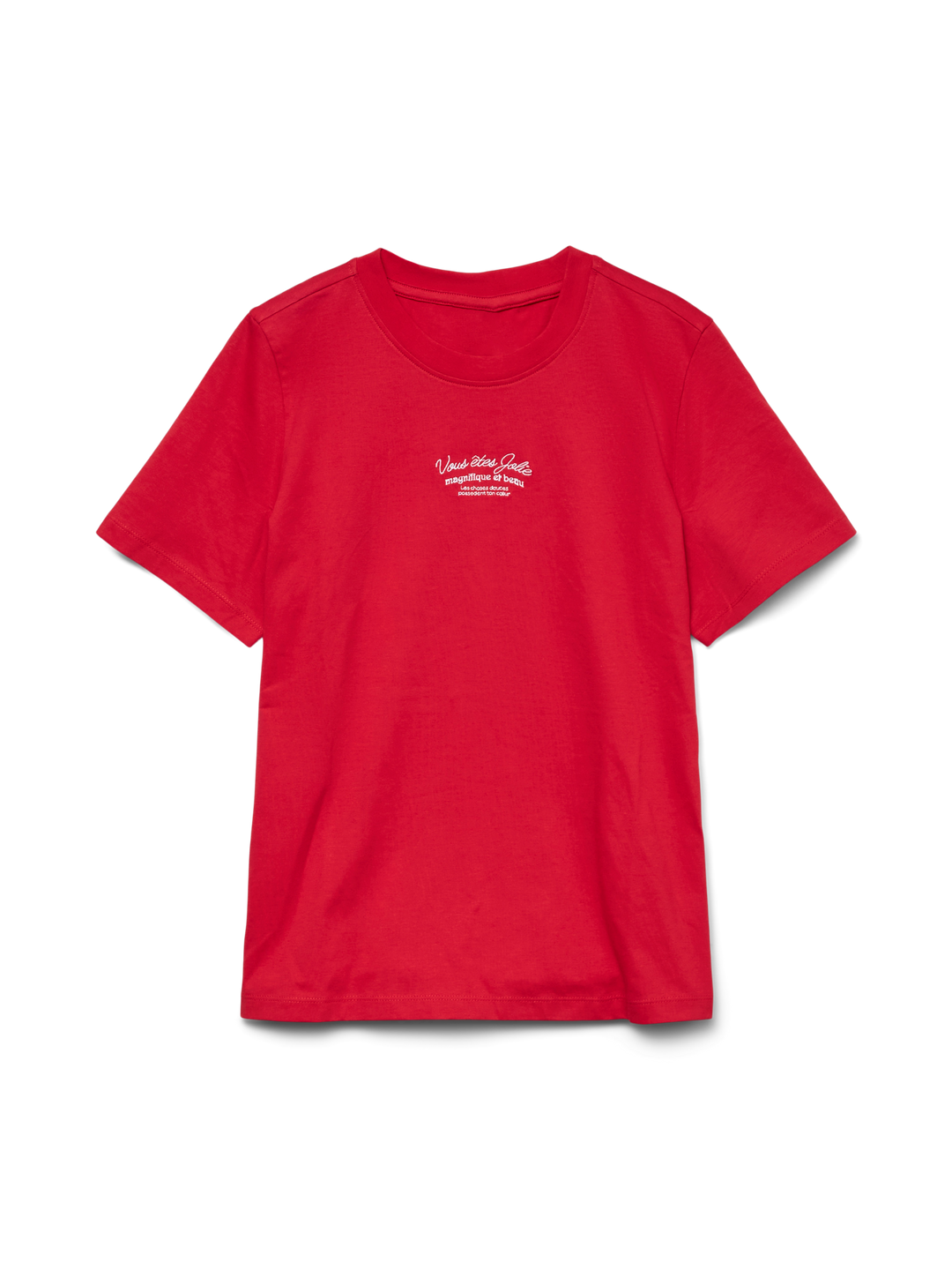 Vero Moda | Mette Boxy Tee - French Red