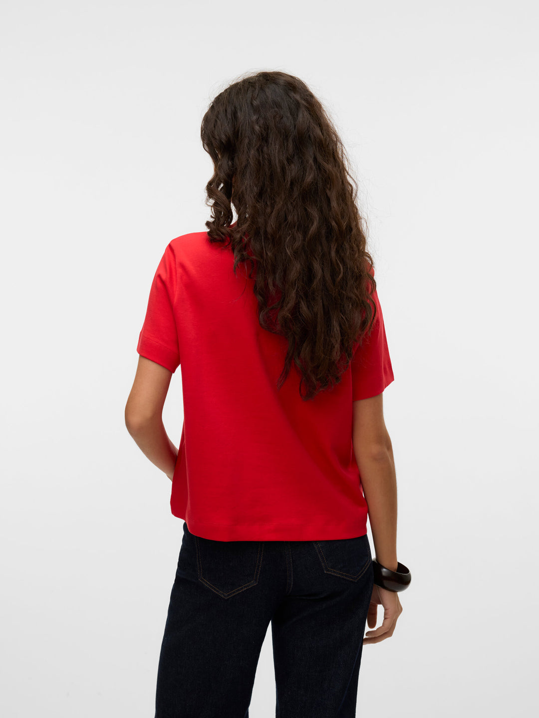 Vero Moda | Mette Boxy Tee - French Red