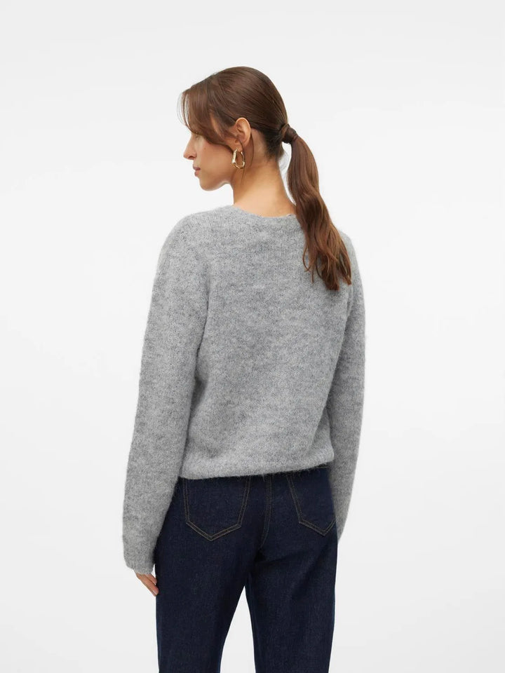 Vero Moda | Novah Cardigan - Grey Melange